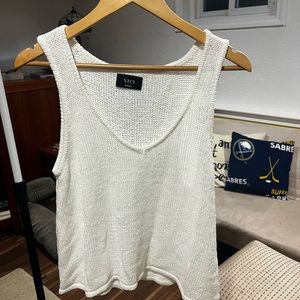 white knit cover up set